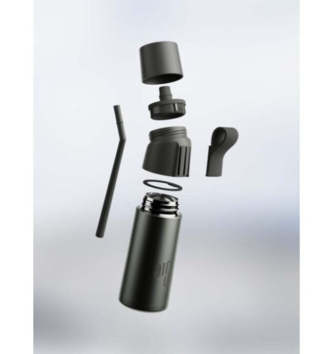 Gen 2 Steel Bottles Dusky Obsidian