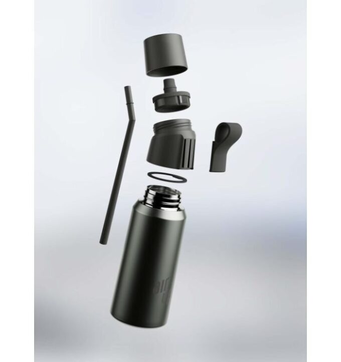Gen 2 Steel Bottles Dusky Obsidian