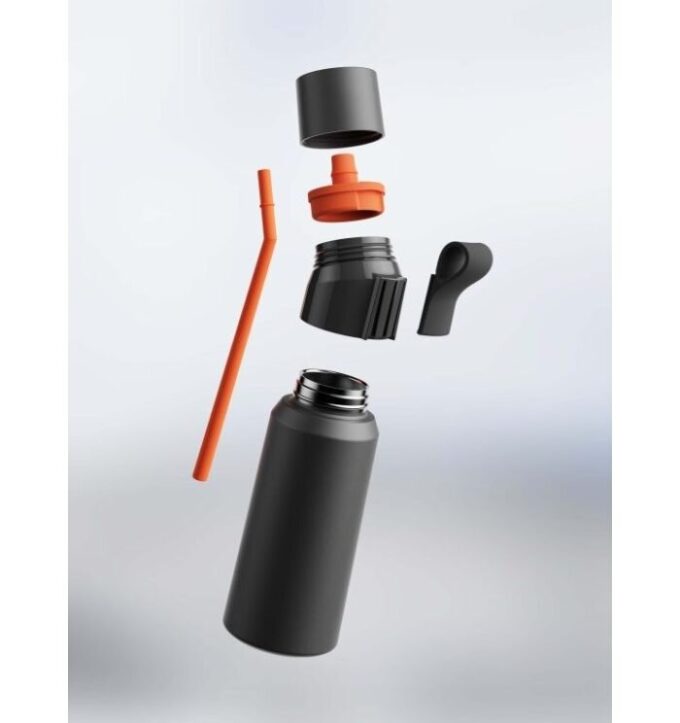 Gen 2 Steel Bottles Pitch Black