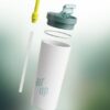 Tumbler Bottles White Green